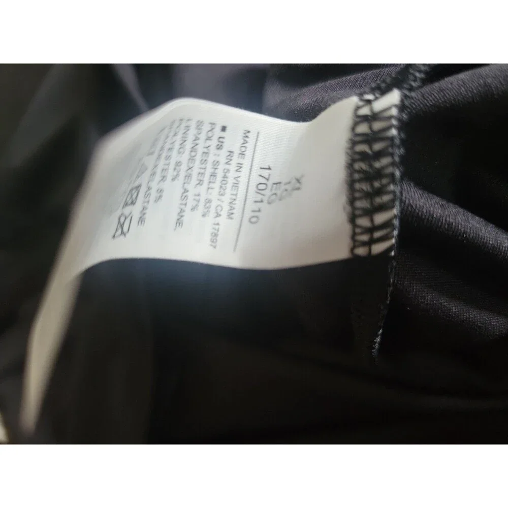 Old Navy Black Ribbed Halter One-Piece Swimsuit with Grommet Placket